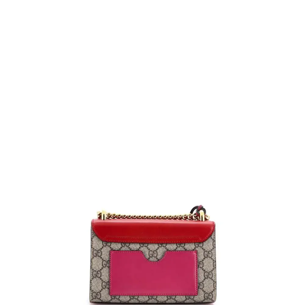 Gucci Padlock Shoulder Bag Gg Coated #241862G94B - Picture 3 of 8